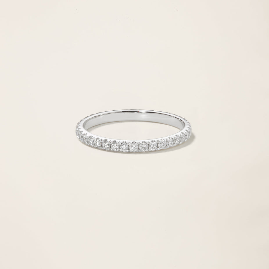 14k Solid Gold Diamond Eternity Band