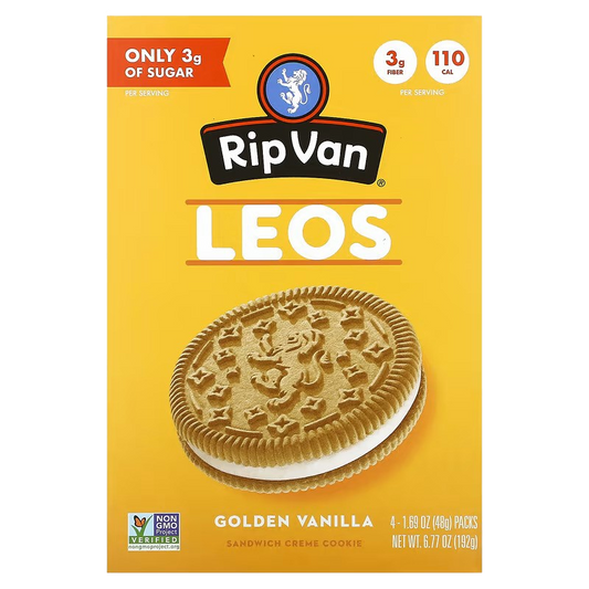 Leos Golden Vanilla Sandwich Creme Cookies