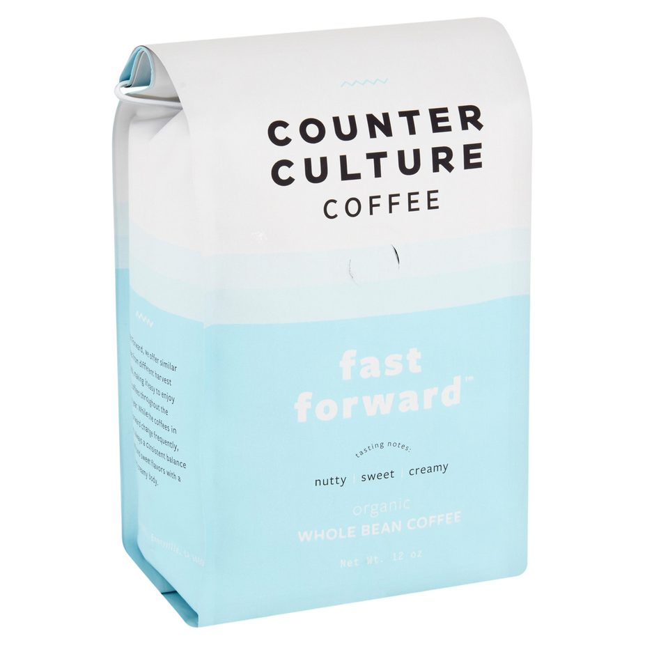 Fast Forward Organic Medium Roast Whole Bean Coffee