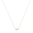 14k Solid Gold Cultured Pearl Solitaire Necklace