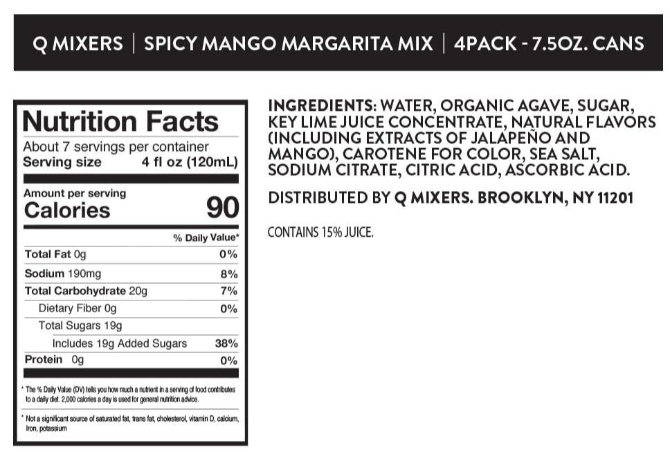 Spicy Mango Margarita Mixer (4 Pack)