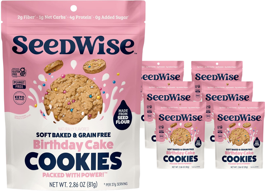 Birthday Cake Cookies (6 Pack)