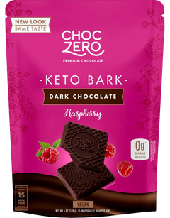 Dark Chocolate Raspberry Keto Bark