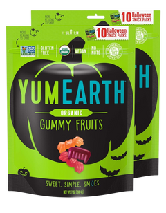 Organic Gummy Fruits - Halloween Snack Pack (20 CT)