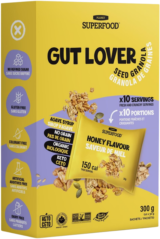 Organic Honey Flavour Seed Granolas - Gut Lover