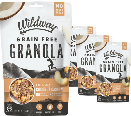 Soft & Chewy Snacking Granola Coconut Cashew (3 Pack)