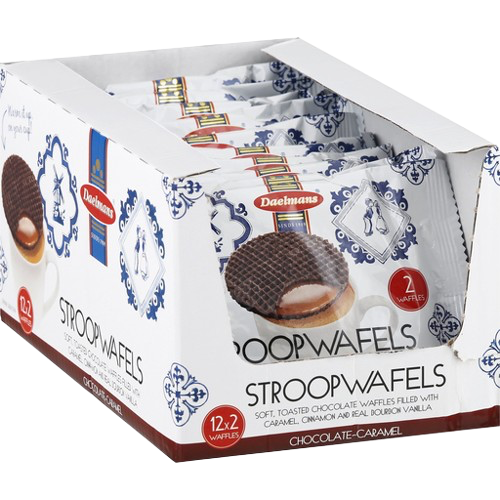 Chocolate Caramel Stroopwafels Duo (12 Pack) - ingredients need updating