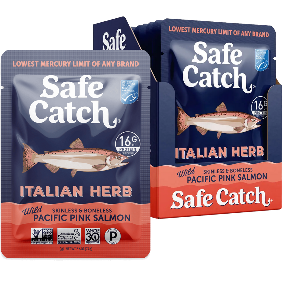 Wild Alaska Pink Salmon - Italan Herb (12 CT)