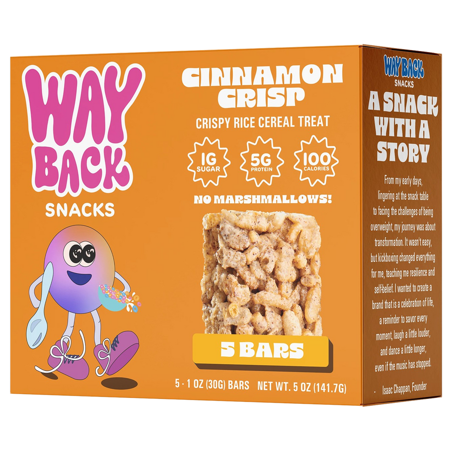 Cinnamon Crisp Crispy Rice Cereal Treat