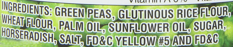 Hot Wasabi Flavored Green Peas