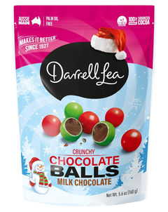 Christmas Crunchy Milk Chocolate Balls