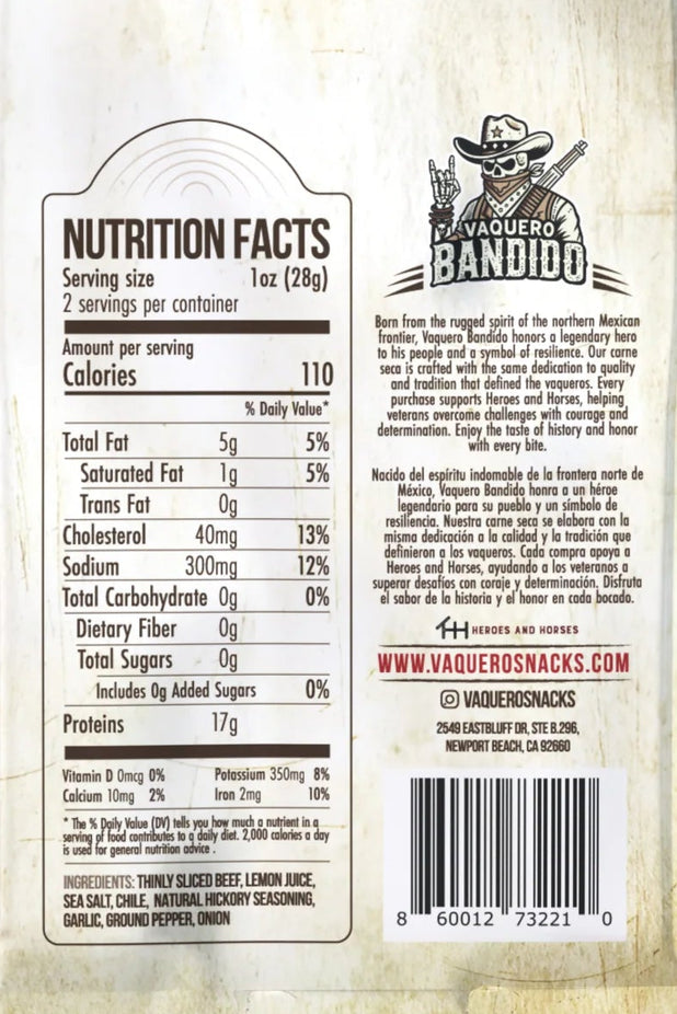 Chile Carne Seca Beef Jerky