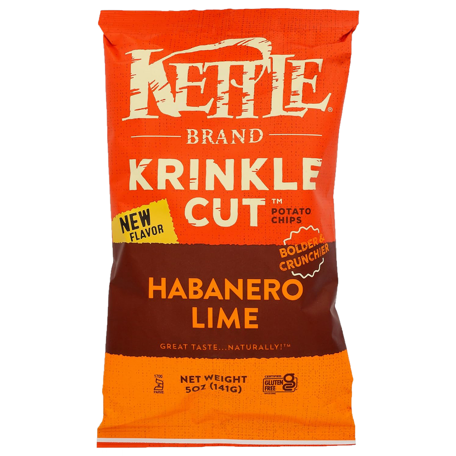 Krinkle Cut Habanero Lime Potato Chips