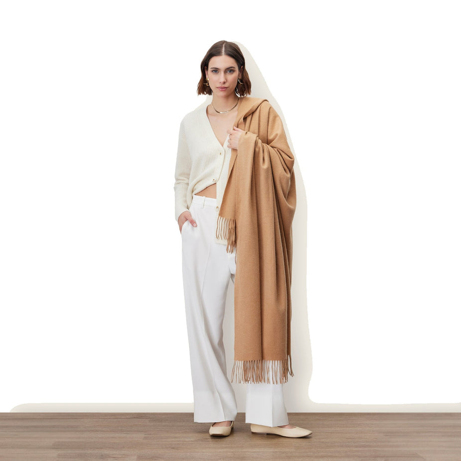 Cleo Oversized Cashmere Scarf