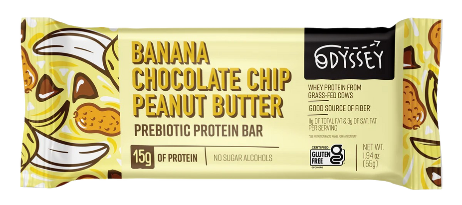 Banana Chocolate Chip Peanut Butter Prebiotic Protein Bar (12 CT)