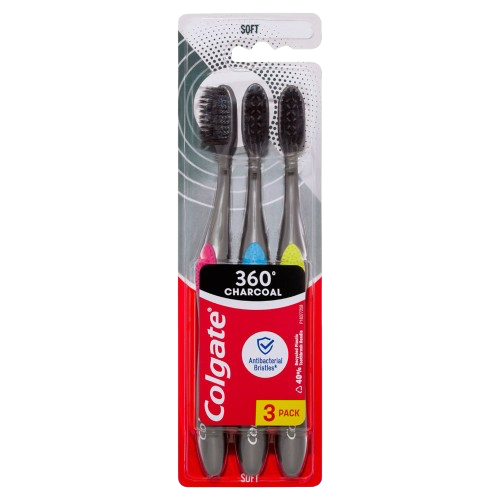 360 Soft Charcoal Toothbrush (3CT)