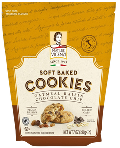 Oatmeal Raisins Soft Baked Italian Cookies