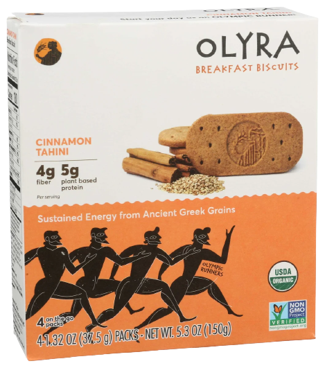 Cinnamon Tahini Breakfast Biscuits (4 PACKS)