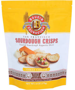 Three Cheese Sourdough Crisps