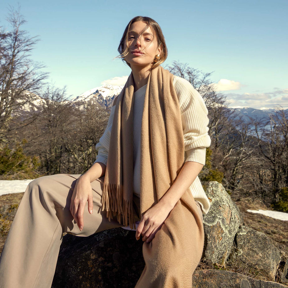Cleo Oversized Cashmere Scarf