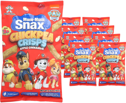 Paw Patrol Snax Chickpea Crisps Cheese (8 Pack)