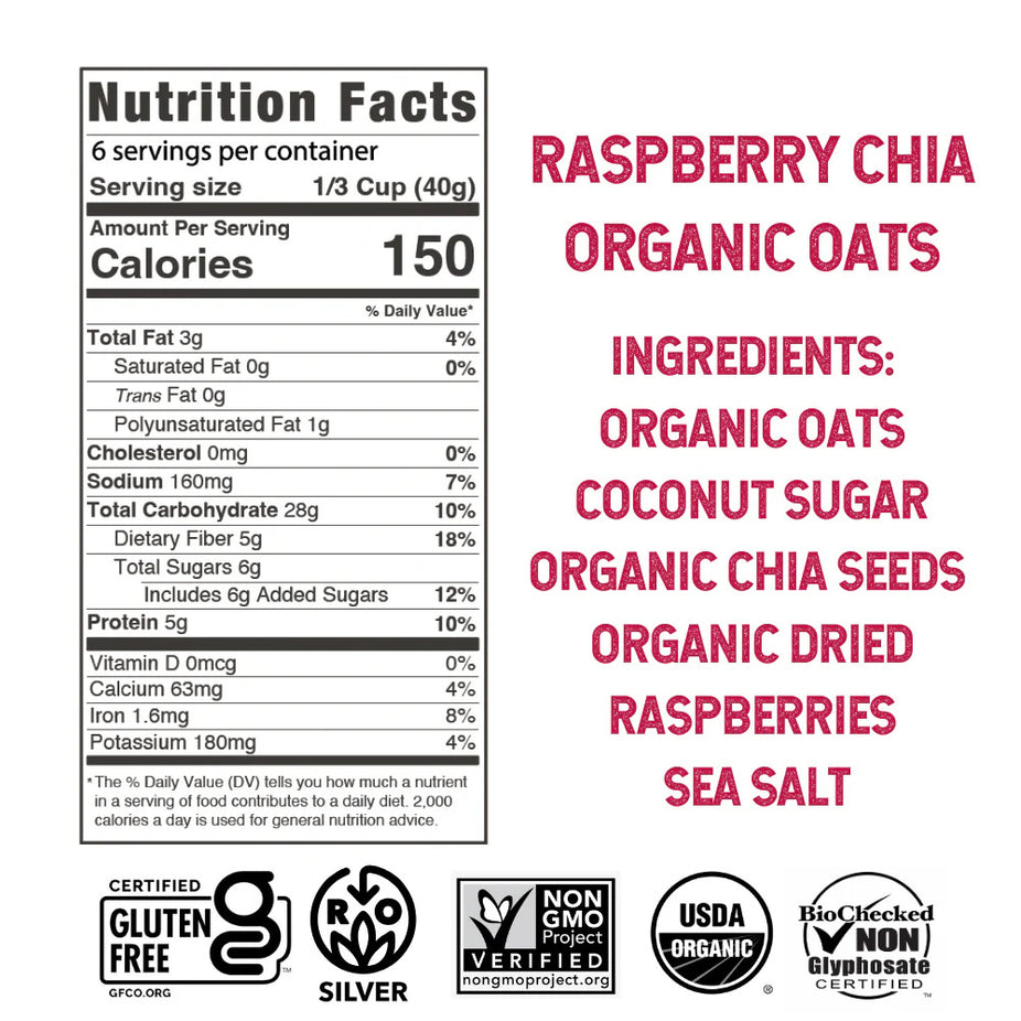 Oats - Raspberry Chia