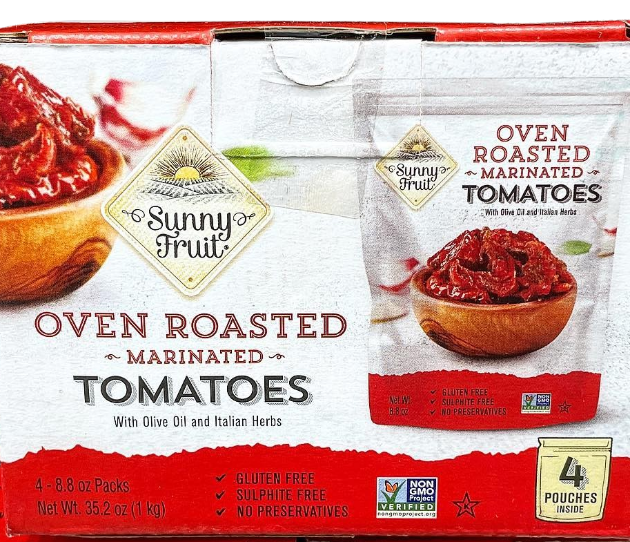 Marinated Tomatoes with Olive Oil and Italian Herbs (4 Pouches)