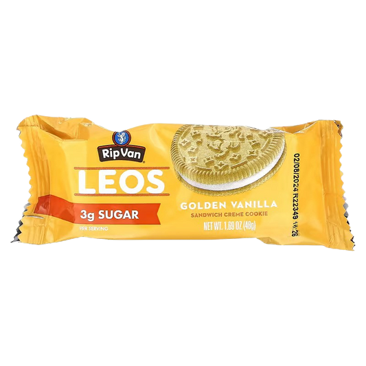 Leos Golden Vanilla Sandwich Creme Cookies
