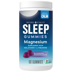 CALM Sleep Gummies Magnesium Supplement - Blueberry Pomegranate (60 CT)