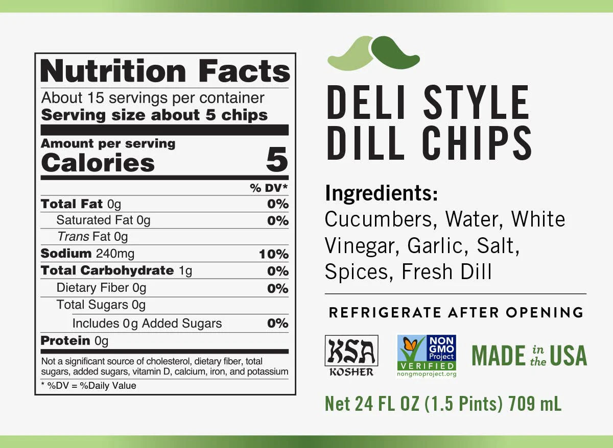 Deli-Style Dill Pickle Chips