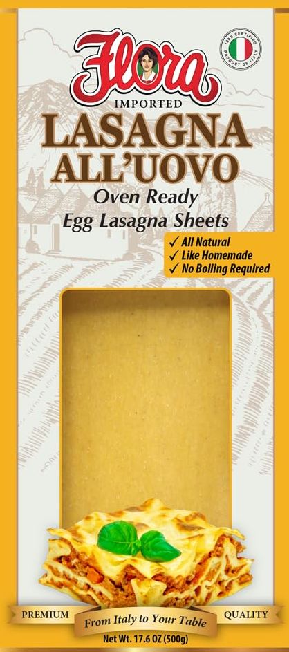 No Boil Lasagna Pasta Sheets