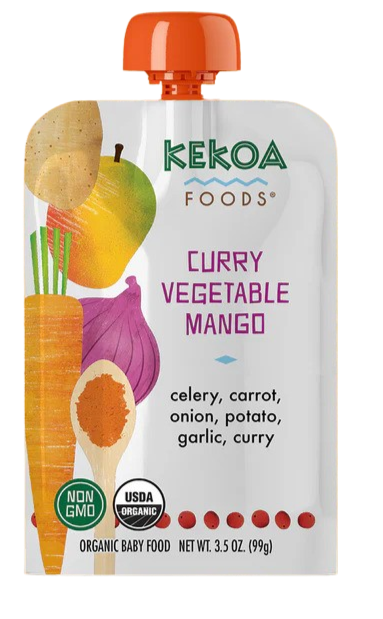 Curry Vegetable Mango Baby Food (6 Pack)