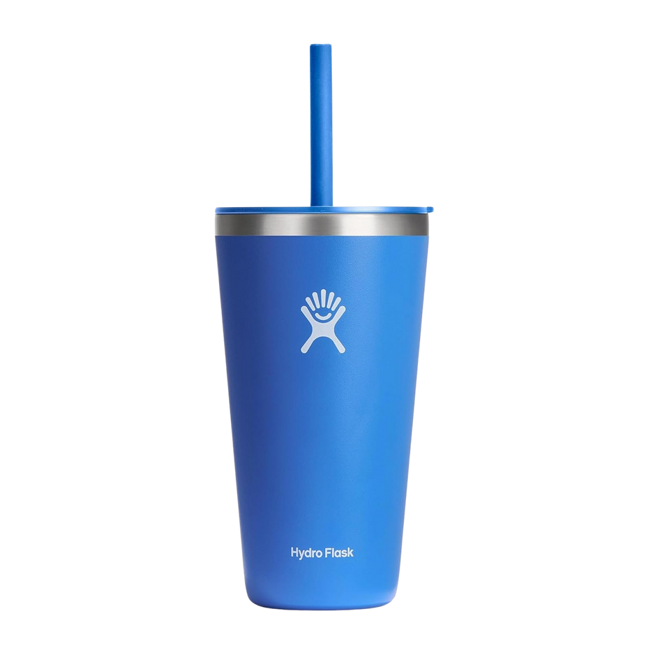 28oz All Around Tumbler Straw Lid - Cascade Blue