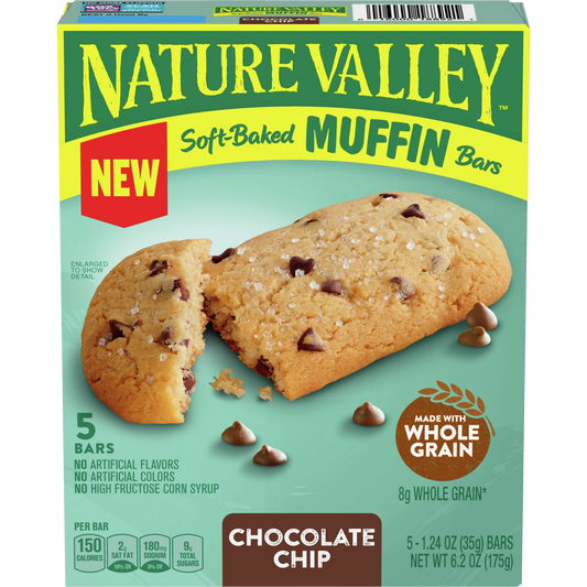 Soft-Baked Muffin Bars - Chocolate Chip (5CT)
