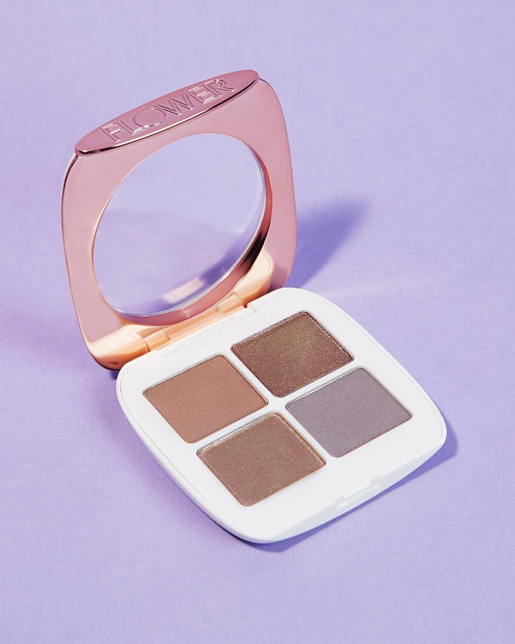 Petal Play Shadow Quad - Black Iris