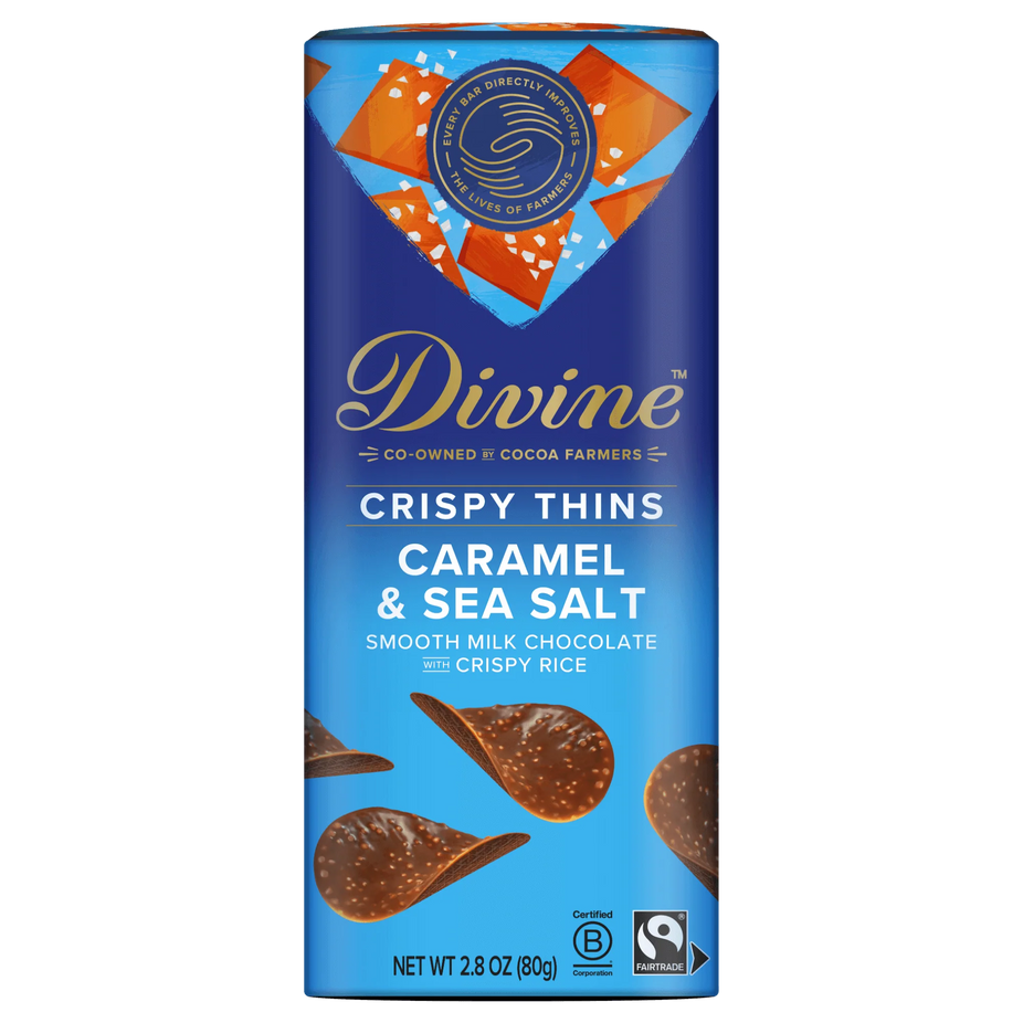 Milk Chocolate Caramel Sea Salt Thins