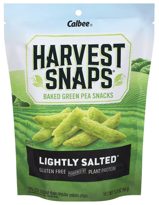 Green Pea Lightly Salted Snack Crisps