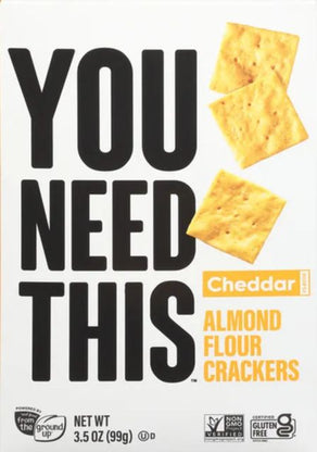 Cheddar Almond Flour Crackers