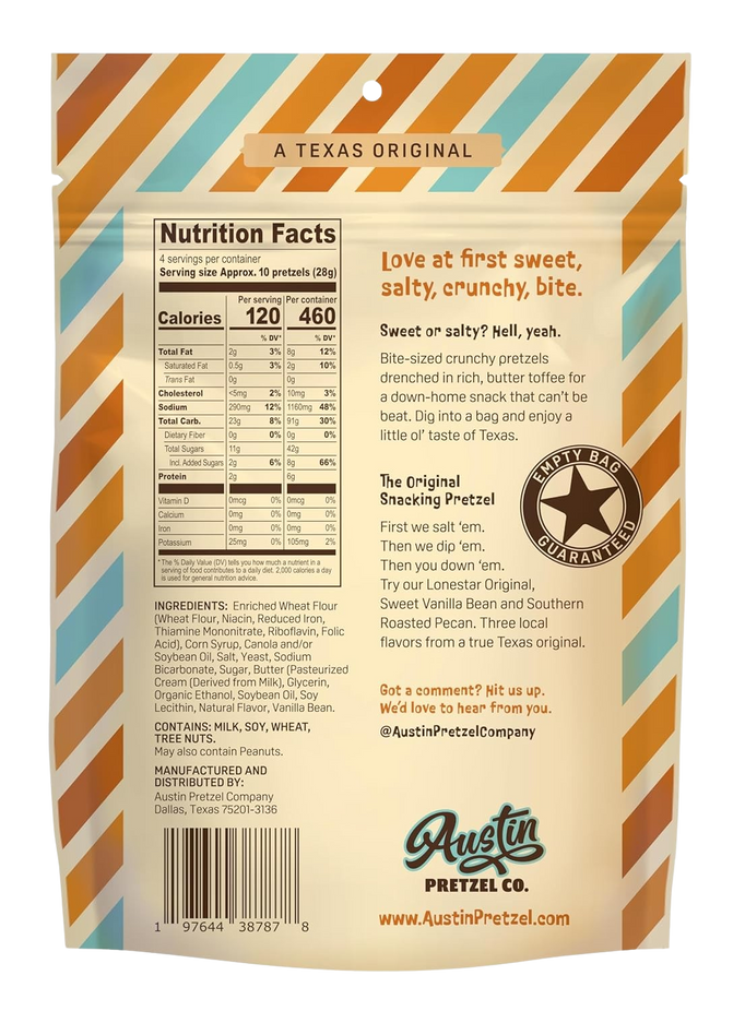 Sweet Vanilla Bean Pretzels