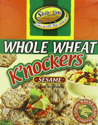 Whole Wheat Sesame Knockers Crackers