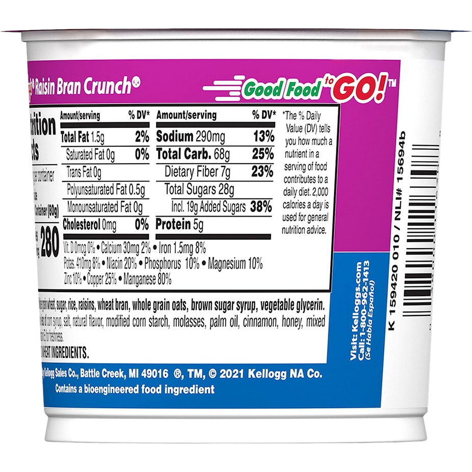 Raisin Bran Crunch Cup (5 CT)