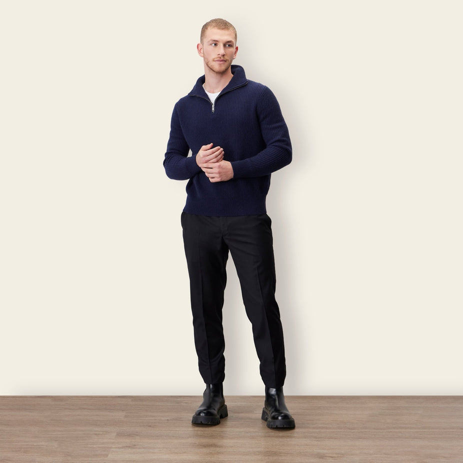 Shane Cashmere Quarter Zip Pullover