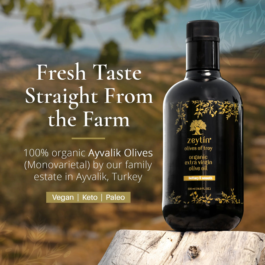 Organic Extra Virgin Olive Oil - Buttery & Smooth