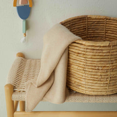 Cassie Cashmere Waffle Knit Baby Blanket