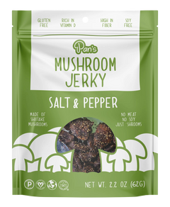 Salt & Pepper Mushroom Jerky