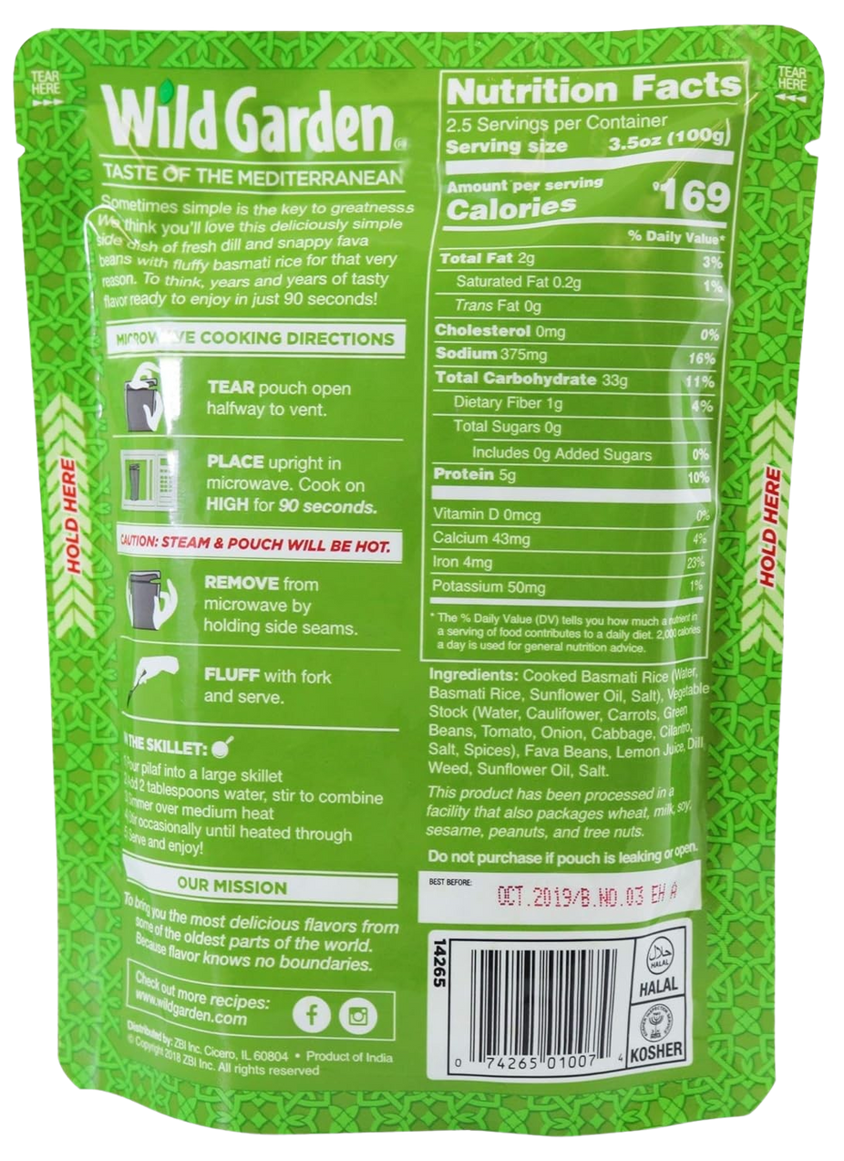 Dill & Fava Rice Pilaf (6 Pack)