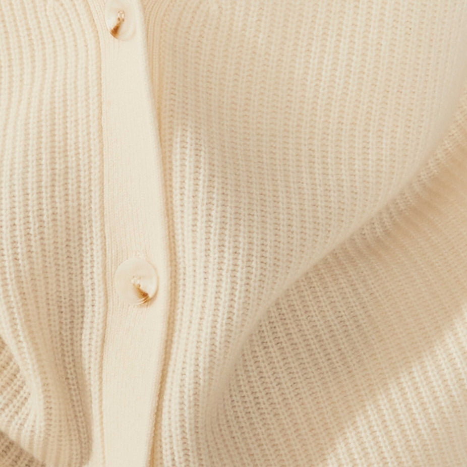 Billie Chunky Boyfriend Cashmere Cardigan