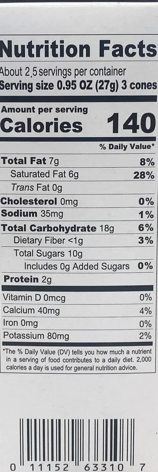 Banana Cone Snack (8 CT)