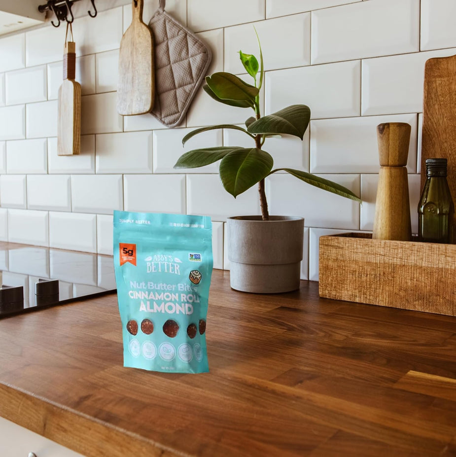 Cinnamon Roll Almond Bites