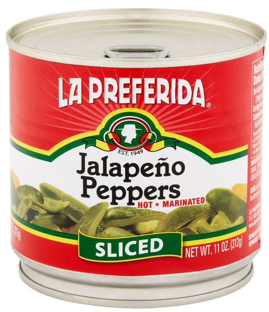 Sliced Jalapeno Peppers